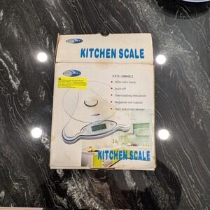 Whynter SYE-2004E2 Digital Kitchen Scale 2000g or Oz Max Glass Platform LCD